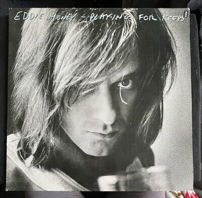 Eddie Money Playing For Keeps CBS84371 Near Mint Vinyl