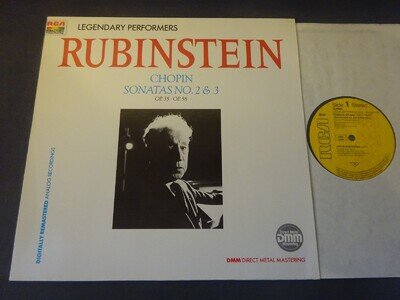 CHOPIN - PIANO SONATAS 2 & 3 LP, Arthur Rubinstein, RCA GL 89906
