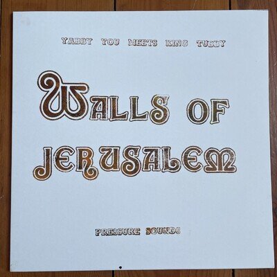 YABBY YOU MEETS KING TUBBY Walls Of Jerusalem vinyl 2LP Letterpress sleeve #2/14