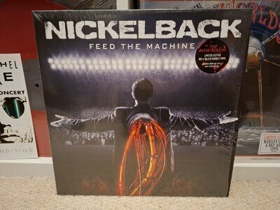 Nickelback Feed The Machine –Ltd Edt Red/Black Marble Vinyl LP M/nrM