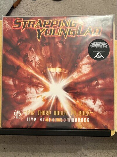 STRAPPING YOUNG LAD - FOR THOSE ABOOT TO ROCK - LIVE 2LP Vinyl BRAND NEW