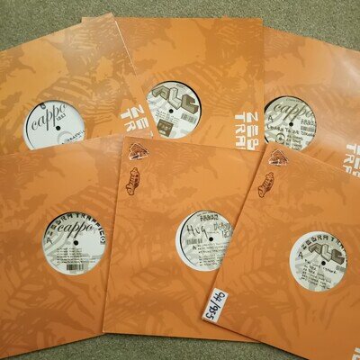 6 x UK HIP HOP VINYL RECORDS 12" COLLECTION, LOT, BUNDLE: Cappo, Task Force, PLC