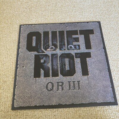 Quiet Riot - QR III Vinyl LP 1986 Original UK Press in excellent condition