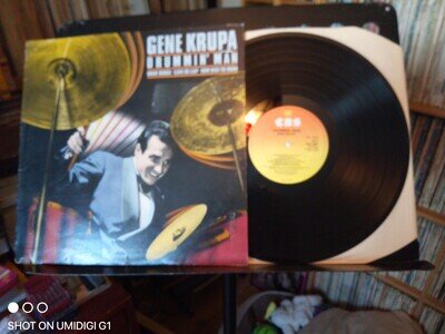 Gene Krupa & His Orch. Featuring - Drummin' man - CBS 32262