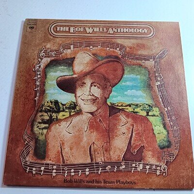 Bob Wills And His Texas Playboys / Anthology 1973 DOUBLE LP BLUEGRASS EX / FAST