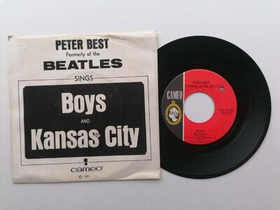 BEATLES PETE BEST 1965 USA 45 BOYS KANSAS CITY