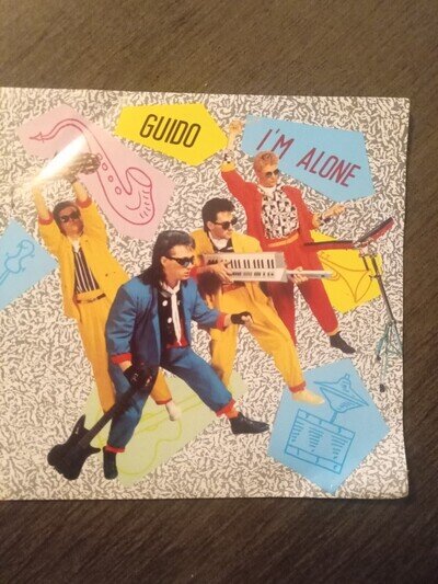 GUIDO I'M ALONE 1986 UK RECOIL RECORDS 7" 45 RCLG6