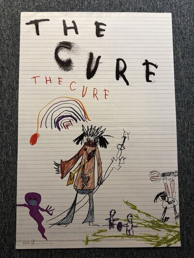 SUPER RARE VINTAGE 76x51cm BILLBOARD/RECORD STORE POSTER - THE CURE 2004