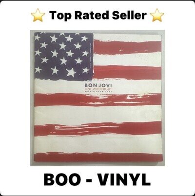 Bon Jovi One Wild Night World Tour Programme 2001 & Poster EX / EX