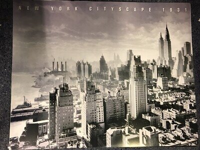 TRADE FRAMING,ARTS JOBLOT 10 X New York - Cityscape 1931 Poster Print, 16" x 20"