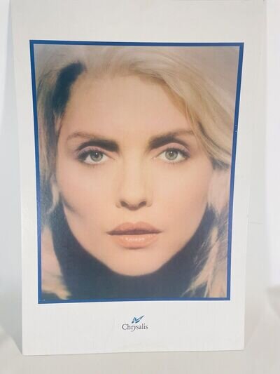 Debbie Harry Blondie 30”x 20” Card Poster Chrysalis Vintage