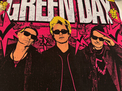 Green Day Saviors Tour Poster 2024 Headcount brand new