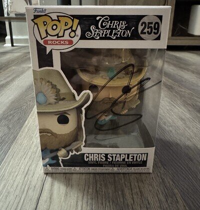 Chris Stapleton Signed Autograph Funko Pop Country Artist #259 CMA Awards