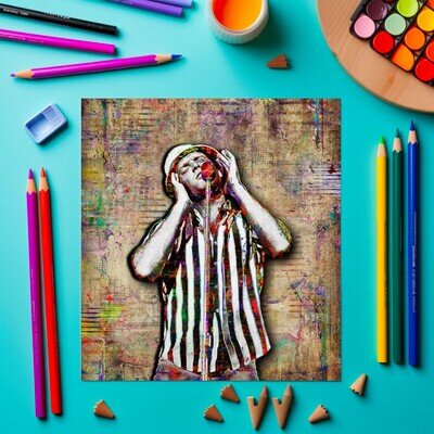 MIKE LOVE BEACH BOYS 8x10in Poster Mike Love Beach Boys Art Free Shipping US