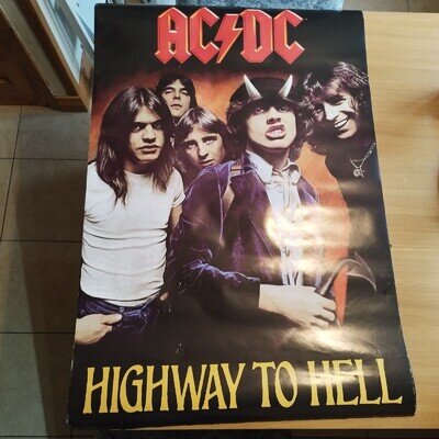 Acdc Posters Original Vintage 1970s