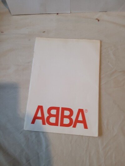 ABBA fan club folder with fact sheets and two posters