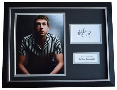 Miles Kennedy Signed Framed Autograph 16x12 photo display Music Memorabilia COA