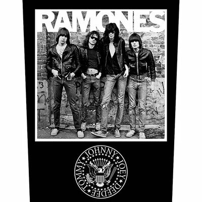 Ramones - 1976 - Sew On - Back Patch - Large - Official Licensed NEW