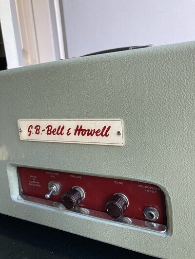 Bell & Howell Filmosound Amp and 12”Speaker