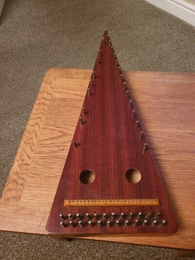 Vintage Bowed Psaltery Zither Folk Instrument FOR RESTORATION