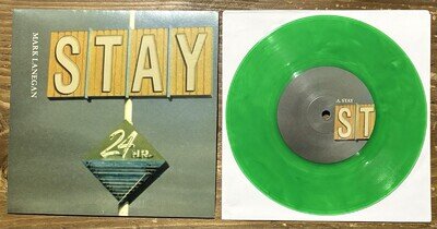 Mark Lanegan / Stay - RARE Green Vinyl 7” Single Limited Edition 1998 BBQ328