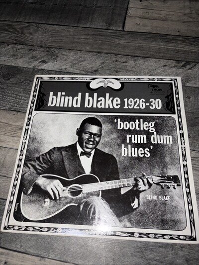 Blind Blake - Bootleg Rum Dum Blues - 12” Vinyl Record LP - 1987 Blue Moon UK