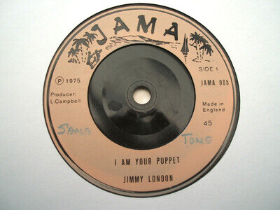 Jimmy London - I'm Your Puppet, UK Jama, EX Superb Reggae vocal '75