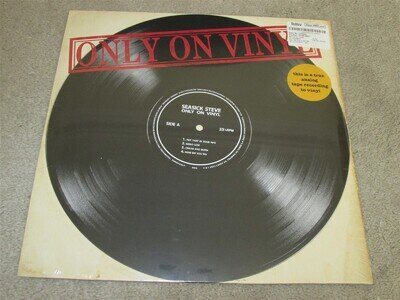 SEASICK STEVE - ONLY ON VINYL - ADVANCE TICKET ORDER COPY - SEALED