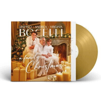 Andrea Bocelli - A Family Christmas [Matteo/Virginia, Gold vinyl / New & sealed]