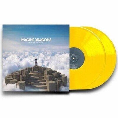 IMAGINE DRAGONS - Night Visions 2022 US Yellow Vinyl 2 LP Set New