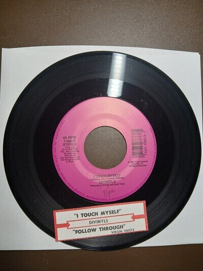 DIVINYLS I Touch Myself / Follow Through 45RPM 7" Vinyl Record w/ Title Strip