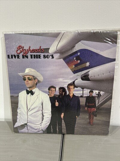 Skyhooks Live In The 80's Australia pressing 12'' vinyl Lp 1983 OZ rock RML 5311