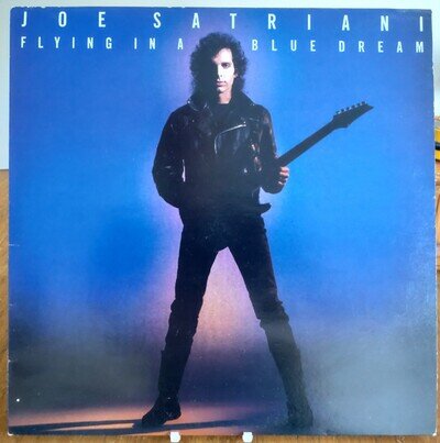 Joe Satriani Flying in a Blue Dream Vinyl LP 1989 UK Edition