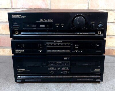 Pioneer DC-Z83 Stereo Tuner Double Cassette Low Distortion Wide Dynamic Range