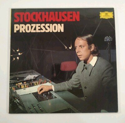 DG 2530 582 Stockhausen Prozession Deutsche Grammophon vinyl LP album