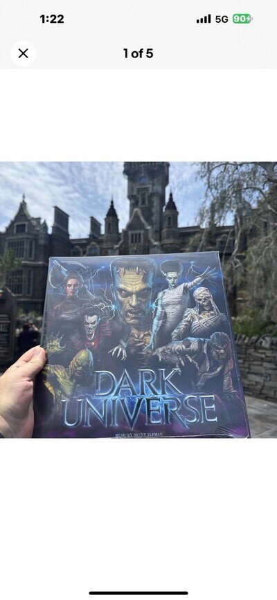 DANNY ELFMAN DARK EPIC UNIVERSE SOUNDTRACK LP VINYL UNIVERSAL STUDIO OPENING DAY
