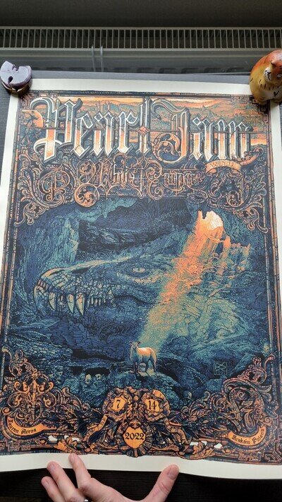 Pearl Jam 2022 Krakow Poster