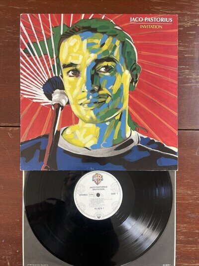 Jaco Pastorius Invitation 1983 LP Vinyl NM- Nice Original 1-23876 German Import