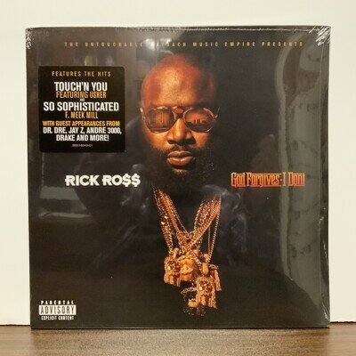 Rick Ross ‎– God Forgives, I Don't, 2012 US 1st Press Vinyl 2 LP SEALED! Hip Hop