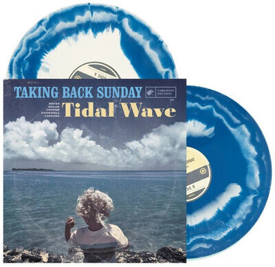 TAKING BACK SUNDAY Tidal Wave SEALED Turquoise Swirl Vinyl 2xLP /700 yellowcard