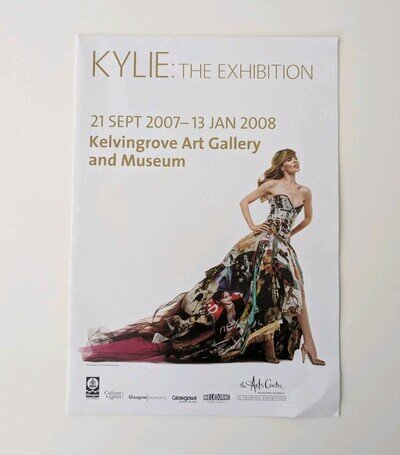 Kylie Minogue 2007 Exhibition Art Gallery Programme Souvenir Poster