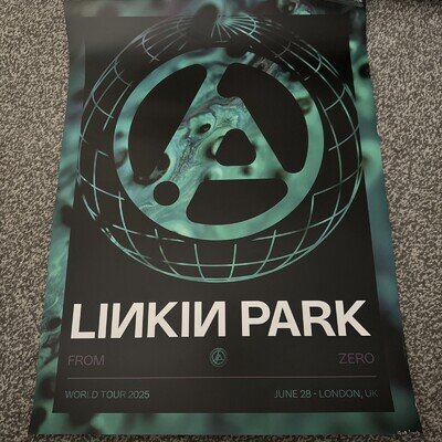 Linkin Park From Zero World Tour Wembley Exclusive VIP Poster (1209/1414)