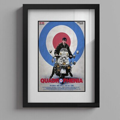 Quadrophenia The Who Print Film Poster Three FRAMED Print and Poster Options