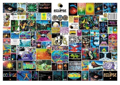 Signed The Eclipse Rave Poster A1 Flyer Original