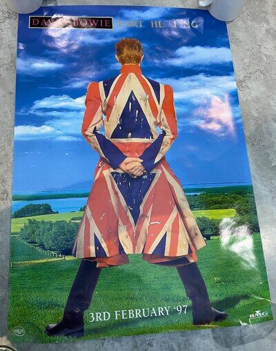 David Bowie Earthling poster (album release date 3.2.97)