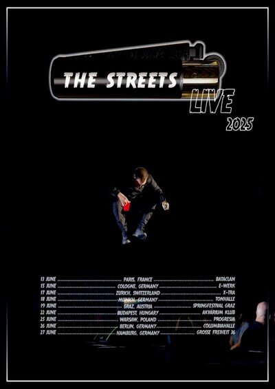 The Streets European Tour 2025 A3 A4 Print Poster Music Album Unframed