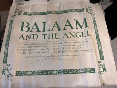 Balaam and The Angel Poster Original Summer Tour Music Memorabilia Vintage Rare