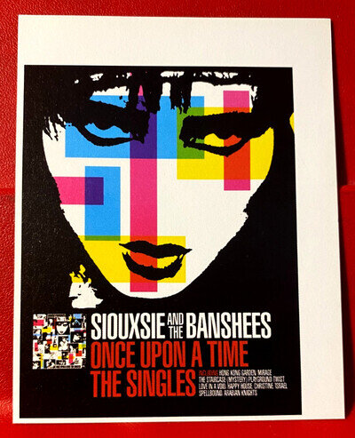 Siouxsie And The Banshees Once Upon A Time Poster Art PICTURE/PRINT 4"x 3" Mini