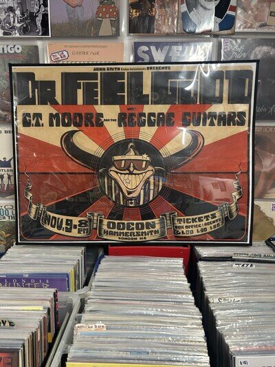 DR FEELGOOD Original Gig Poster HAMMERSMITH ODEON Nov 9th 1975 Great Colours