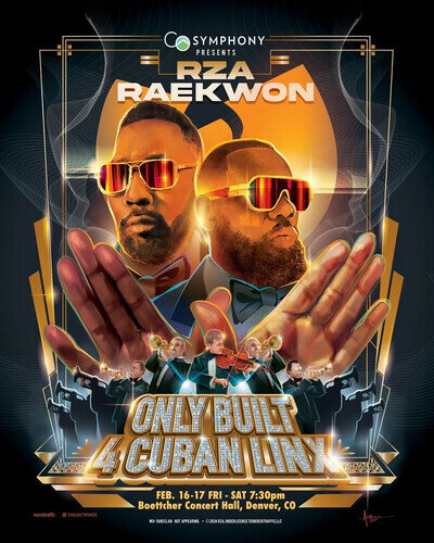 RZA Raekwon Feb 16-17, 2024 Denver, CO. 18 X 24 Official Poster